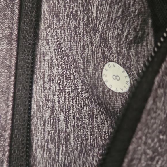 Lululemon Speed Up Tights Gray Heathered Women's Sz 8 US Stretchy Pockets Full - Picture 3 of 7